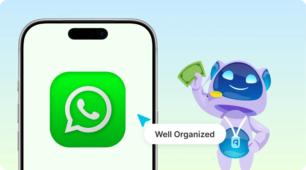 Kelola keuangan personal/bisnis dengan banyak nomor WhatsApp sekaligus.