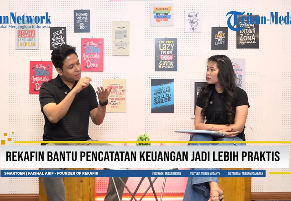Rekafin di Tribun News - Startup pencatatan keuangan berbasis AI